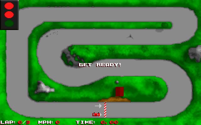 240-racing screenshot for dos