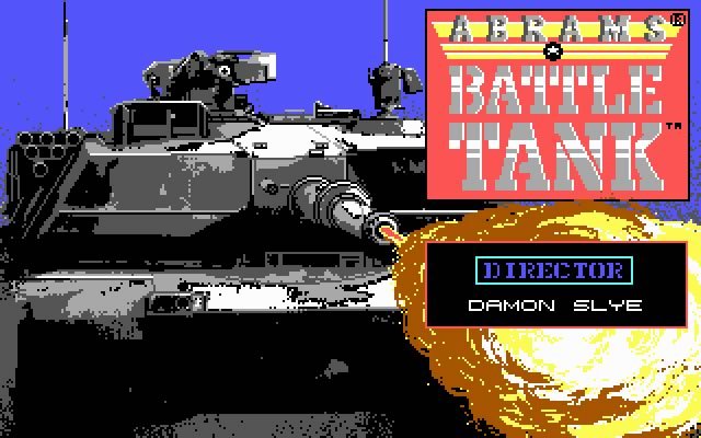 abrams-battle-tank screenshot for dos