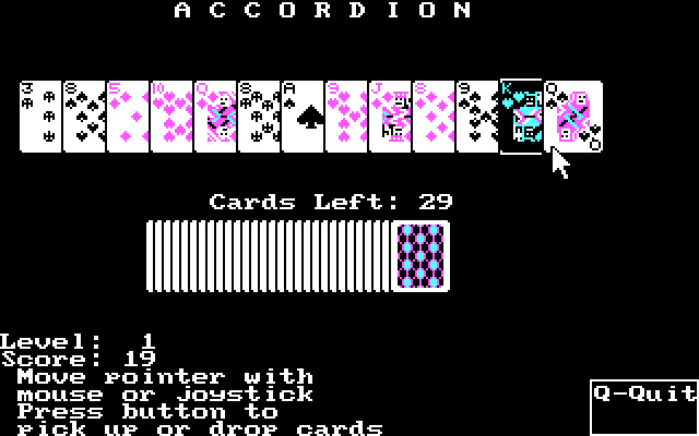accordion screenshot for dos