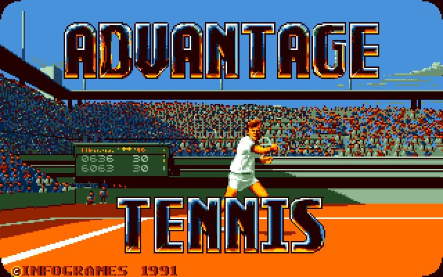 advantage-tennis screenshot for dos
