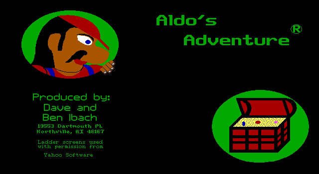 aldo-s-adventure screenshot for dos
