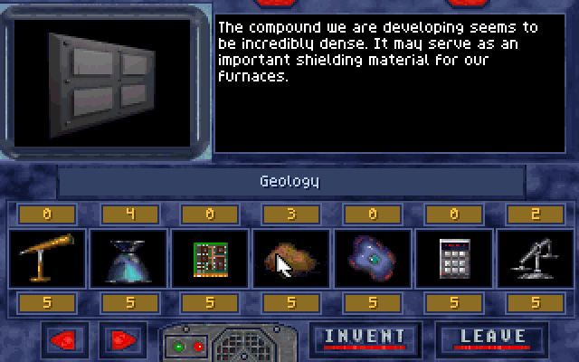 alien-legacy screenshot for dos
