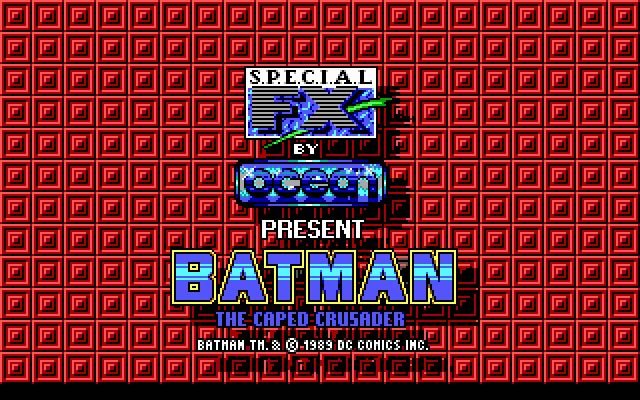 batman-the-caped-crusader screenshot for dos