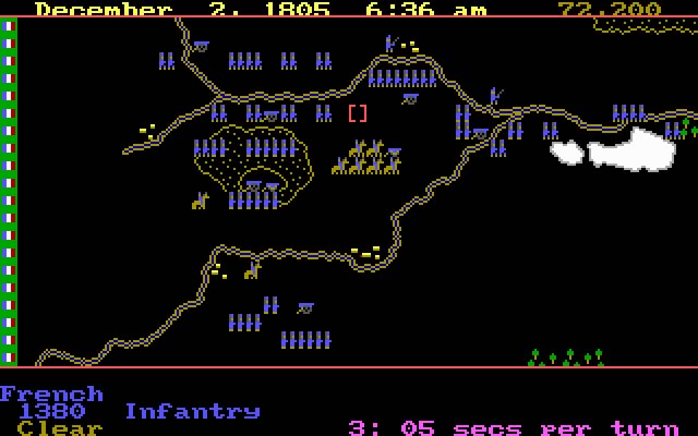 austerlitz-1805 screenshot for dos