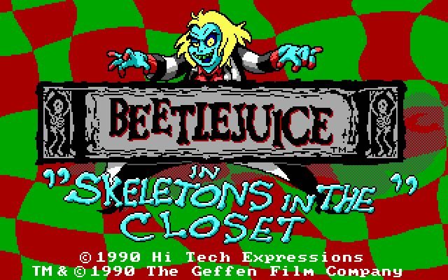 beetlejuice-skeletons-in-the-closet screenshot for dos