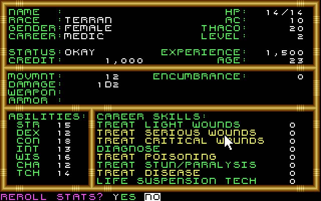 buck-rogers-countdown-to-doomsday screenshot for dos