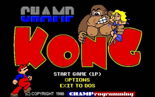 champ-kong screenshot for dos