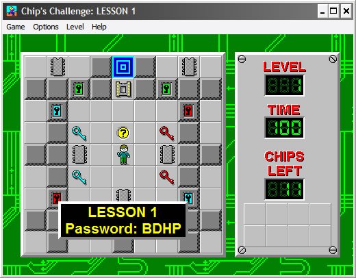chip-s-challenge screenshot for win3x