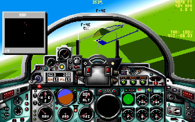 chuck-yeager-s-air-combat screenshot for dos