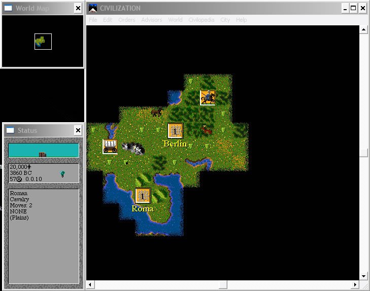 civilization screenshot for win3x