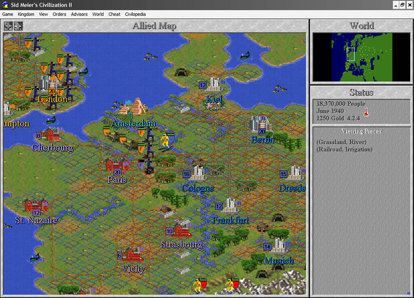 civilization-2 screenshot for winxp
