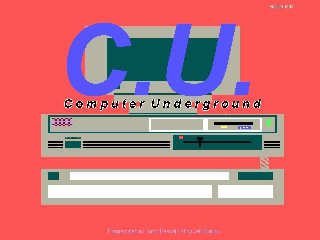 computer-underground screenshot for dos