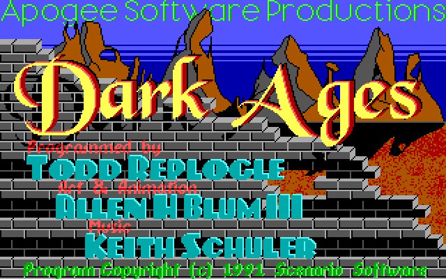 dark-ages-volume-iii-dungeons-of-doom screenshot for dos
