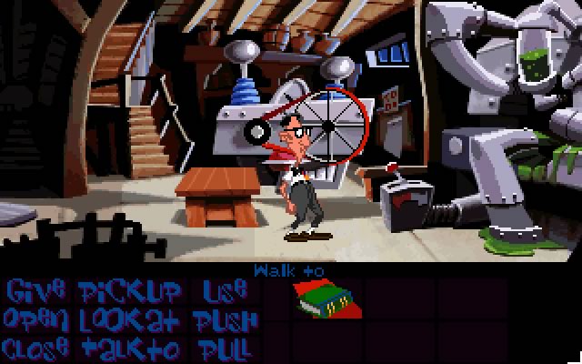 day-of-the-tentacle screenshot for dos
