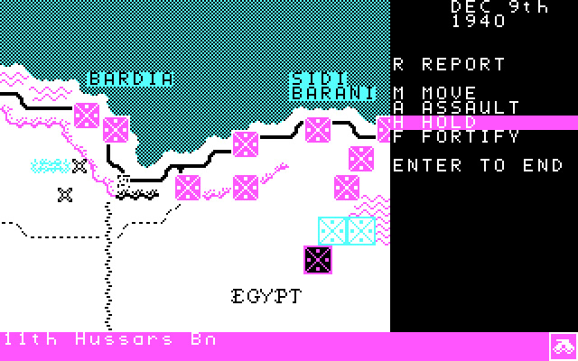 desert-rats screenshot for dos