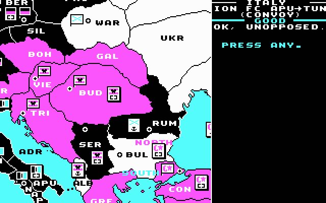 computer-diplomacy screenshot for dos