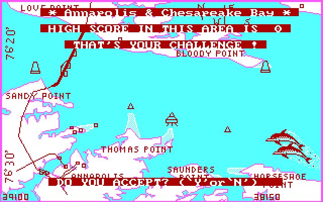 dolphin-boating-simulator screenshot for dos