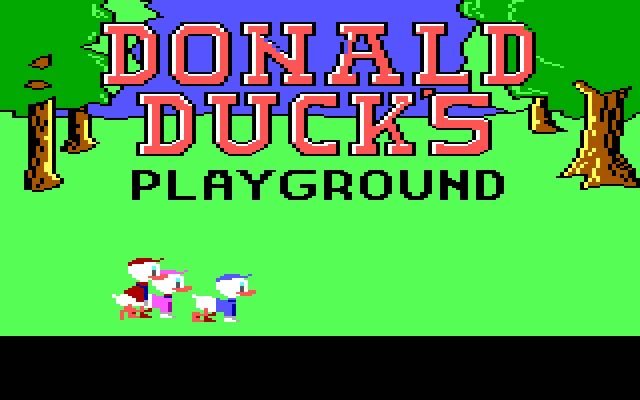 donald-duck-s-playground screenshot for dos