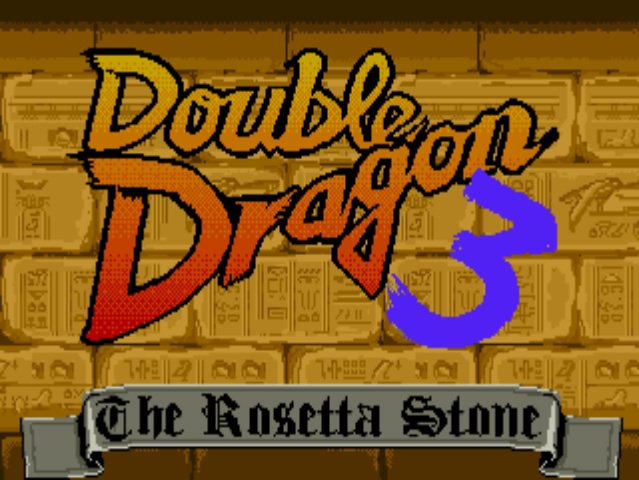 double-dragon-3-the-rosetta-stone screenshot for dos