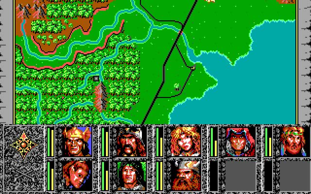 dragons-of-flame screenshot for dos
