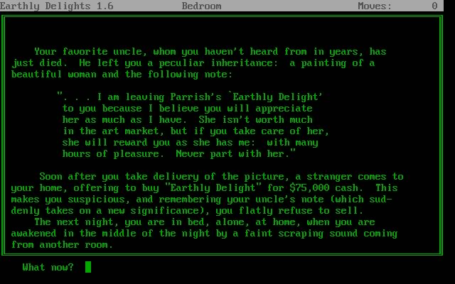 earthly-delights screenshot for dos