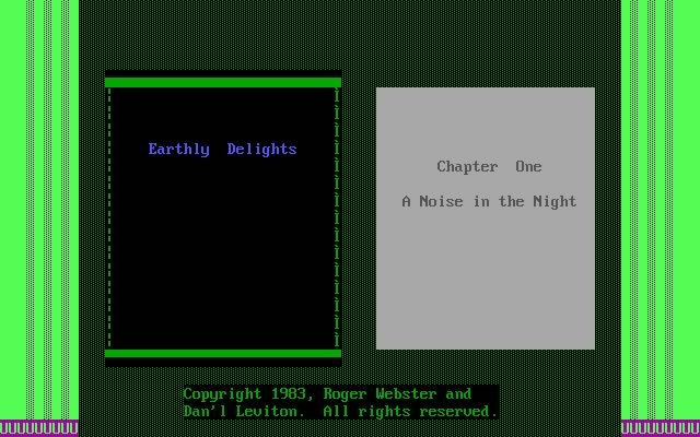 earthly-delights screenshot for dos
