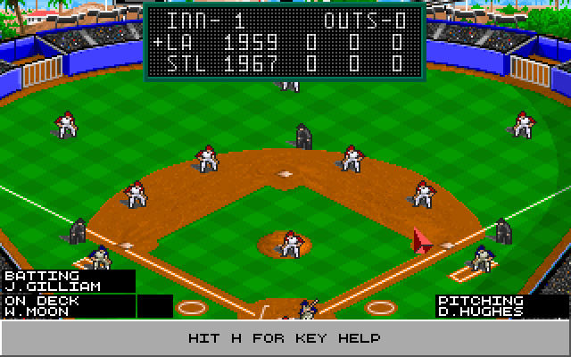 epic-baseball screenshot for dos