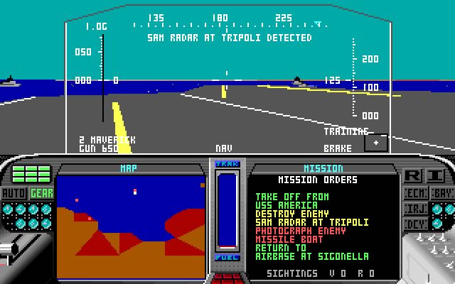 f-19-stealth-fighter screenshot for dos