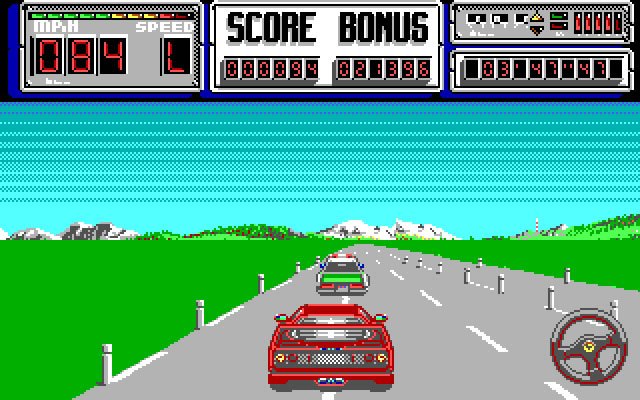 crazy-cars-2-a-k-a-f40-pursuit-simulator screenshot for dos
