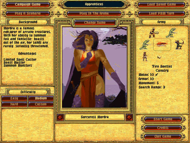 fantasy-general screenshot for dos