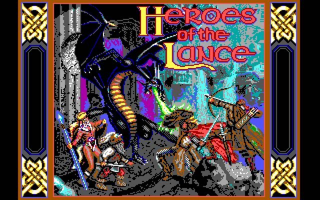 heroes-of-the-lance screenshot for dos