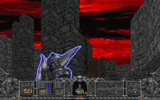 hexen-beyond-heretic screenshot for dos