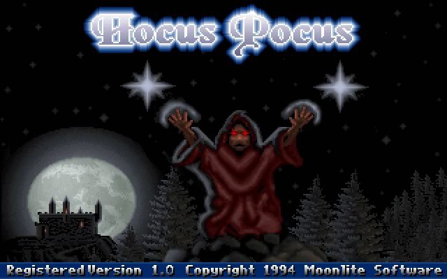 hocus-pocus screenshot for dos