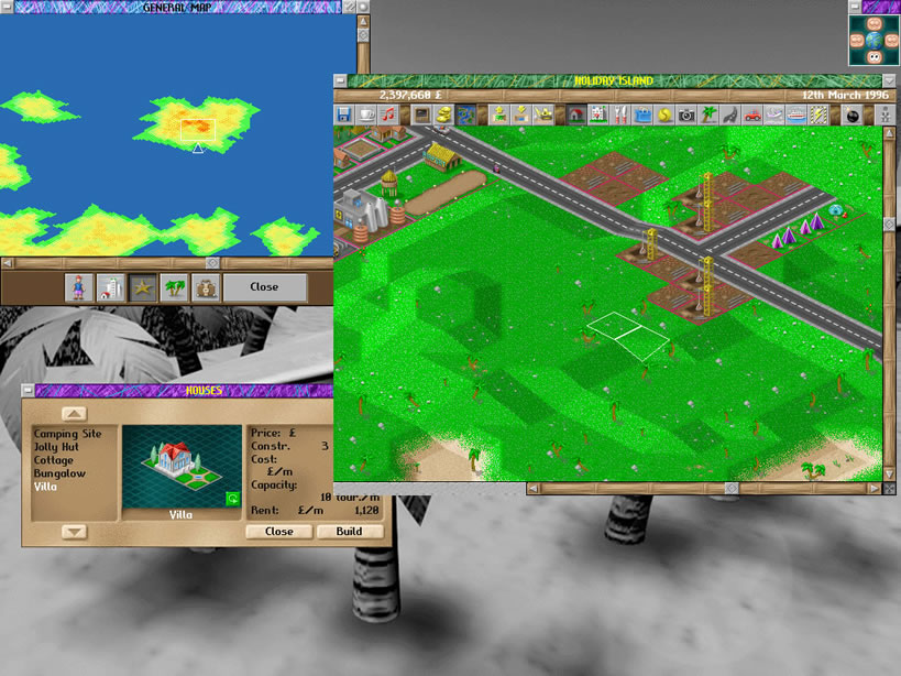 holiday-island screenshot for win3x