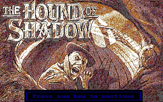 the-hound-of-shadow screenshot for dos
