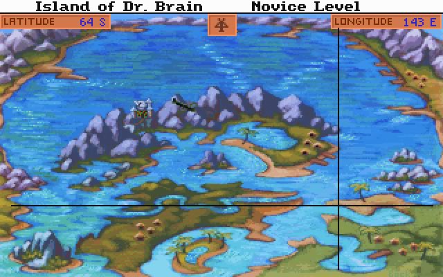 the-island-of-dr-brain screenshot for dos