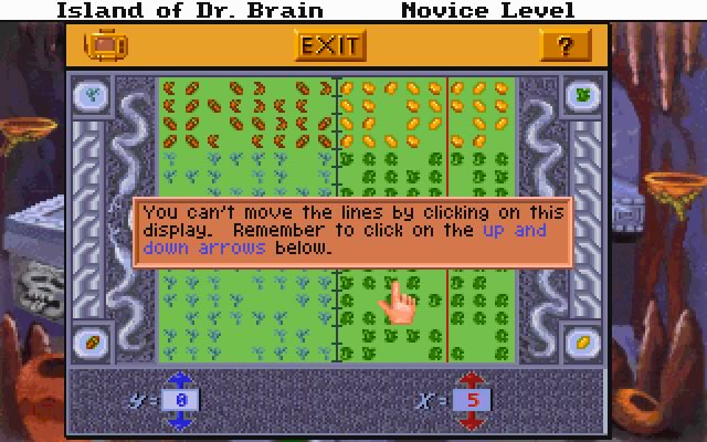 the-island-of-dr-brain screenshot for dos