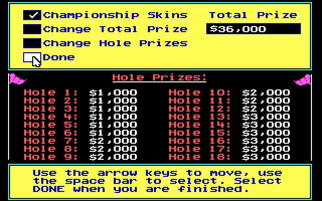 Jack Nicklaus' unlimited golf & course design screenshot