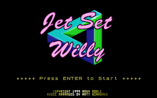 jet-set-willy-remake screenshot for dos
