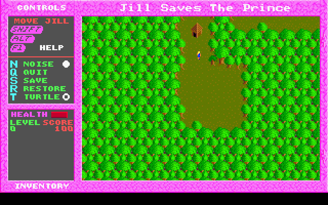 jill-of-the-jungle-3-jill-saves-the-prince screenshot for dos
