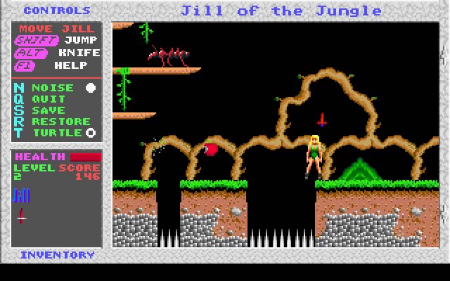 jill-of-the-jungle screenshot for dos