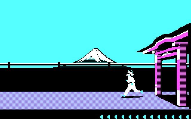 karateka screenshot for dos