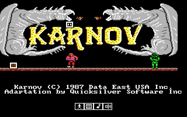 karnov screenshot for dos