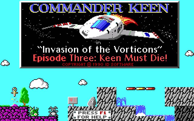 commander-keen-3-keen-must-die screenshot for dos