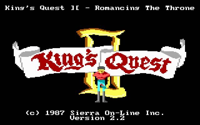 king-s-quest-2-romancing-the-throne screenshot for dos