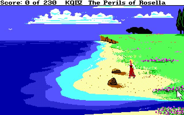 king-s-quest-4-the-perils-of-rosella screenshot for dos