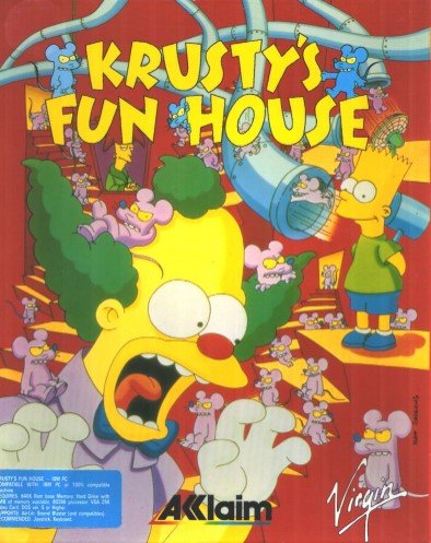 krusty-s-super-funhouse screenshot for dos