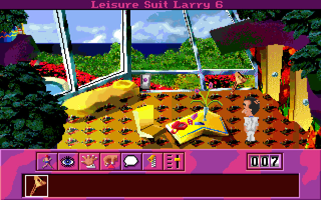 leisure-suit-larry-6-shape-up-or-slip-out screenshot for dos
