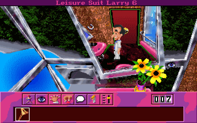 leisure-suit-larry-6-shape-up-or-slip-out screenshot for dos