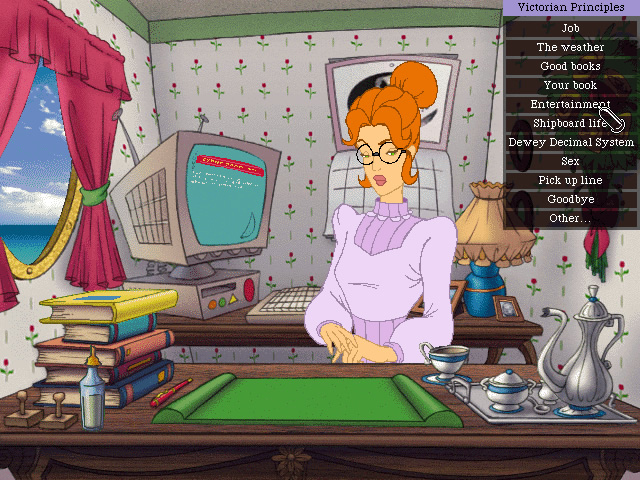 leisure-suit-larry-7-love-for-sail screenshot for dos